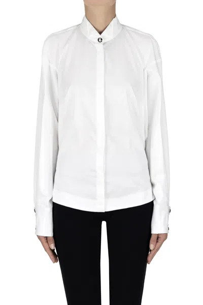 Elisabetta Franchi Cotton Shirt In White
