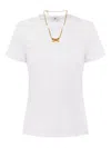 Elisabetta Franchi Tshirt Woman In White
