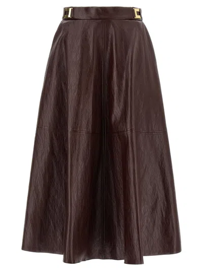 ELISABETTA FRANCHI ELISABETTA FRANCHI CRAQUELÉ SKIRT