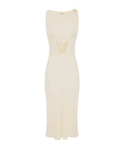 ELISABETTA FRANCHI ELISABETTA FRANCHI CRÊPE-BACK SATIN DRESS