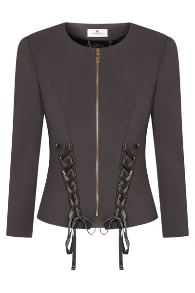 ELISABETTA FRANCHI CRÊPE DE CHINE JACKET