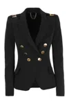 ELISABETTA FRANCHI ELISABETTA FRANCHI CREPE DOUBLE-BREASTED JACKET