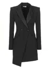 Elisabetta Franchi Crepe Dress In Black