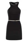 Elisabetta Franchi Women's Crepe Dress With Contrasting Belt