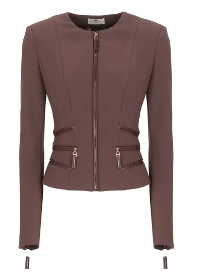 ELISABETTA FRANCHI CREPE JACKET