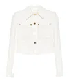 Elisabetta Franchi Jackets Light And Natural In White