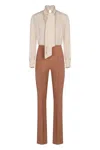 Elisabetta Franchi Spaghetti Strap Jumpsuit In Pink