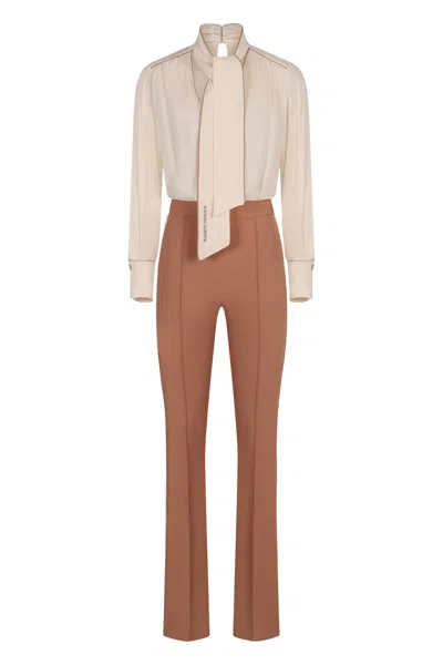 ELISABETTA FRANCHI CREPE JUMPSUIT