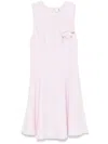 Elisabetta Franchi Crepe Mini Dress In 粉色