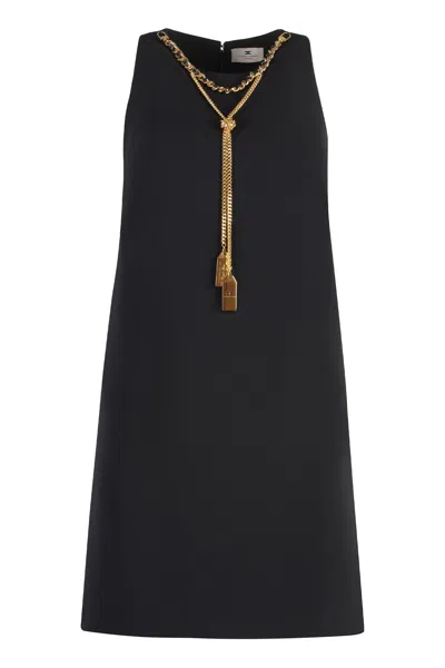 ELISABETTA FRANCHI CREPE MINI DRESS