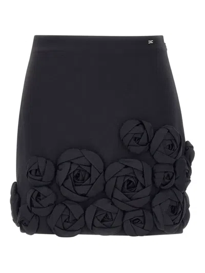 ELISABETTA FRANCHI CREPE MINI SKIRT