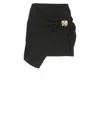 Elisabetta Franchi Falda Semilarga - Negro In Black
