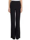 Elisabetta Franchi Flared Leg Trousers In Black