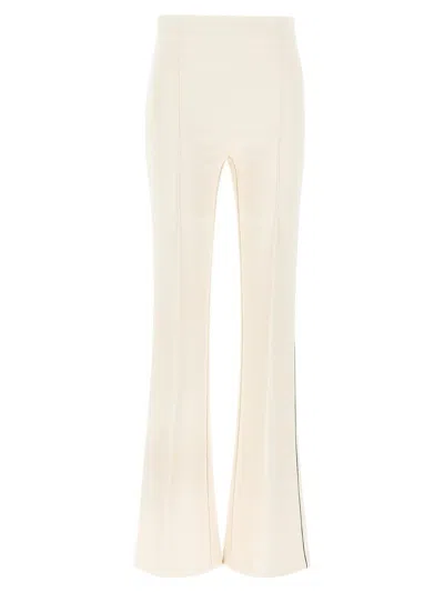 Elisabetta Franchi Crêpe Trousers In Beige