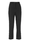Elisabetta Franchi Women's Cropped Flared Trousers In Black