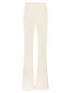Elisabetta Franchi Crêpe Pants In Burro/nero