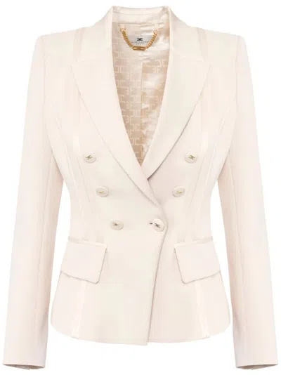 ELISABETTA FRANCHI CREPE SATIN BLAZER