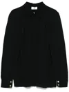 Elisabetta Franchi Crepe Shirt In Black