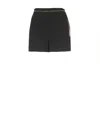 Elisabetta Franchi Crepe Shorts In Black