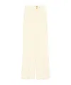 Elisabetta Franchi Crepe Trousers In White