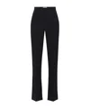 Elisabetta Franchi Cropped Tailored Pants In Black