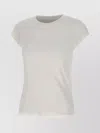 Elisabetta Franchi Crew Neck Modal T-shirt With Embroidered Thread