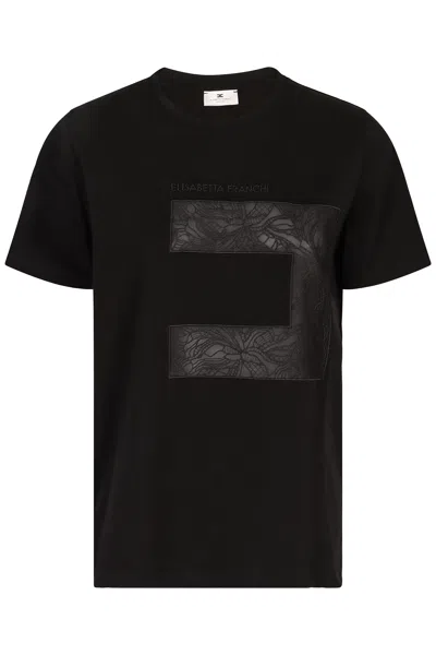 ELISABETTA FRANCHI ELISABETTA FRANCHI CREW-NECK T-SHIRT