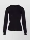 Elisabetta Franchi Crewneck Knitwear All-over Pattern In Black