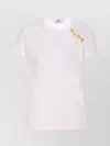 Elisabetta Franchi Crewneck T-shirt With Safety Pin Detail
