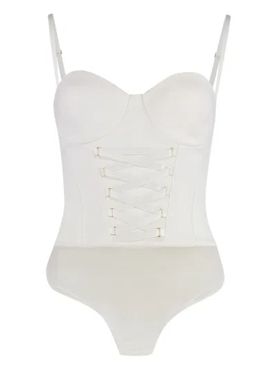 Elisabetta Franchi Criss Cross-straps Bodysuit
