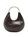 Elisabetta Franchi Crocodile-effect Tote Bag In Brown