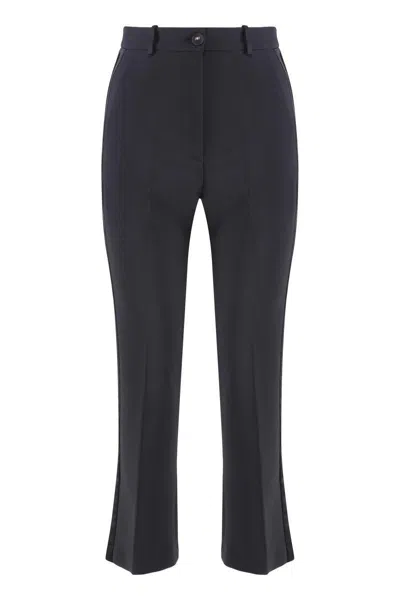 Elisabetta Franchi Cropped Flared Trousers