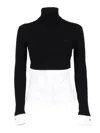 Elisabetta Franchi Womens Knitted Sweater With Belt In Black