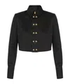 Elisabetta Franchi Short Shirt With Long Sleeves And Collar