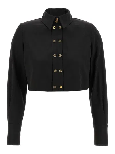ELISABETTA FRANCHI CROPPED SHIRT