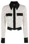 Elisabetta Franchi Long Sleeve Shirt With Elasticated Hem And Pockets In Multi