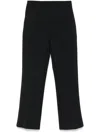 Elisabetta Franchi Cropped Trousers In Black