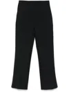 Elisabetta Franchi Cropped Trousers In Black