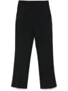 Elisabetta Franchi Cropped Trousers In Black
