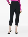 Elisabetta Franchi Cropped Trousers In Black