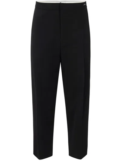 Elisabetta Franchi Cropped Trousers In Black