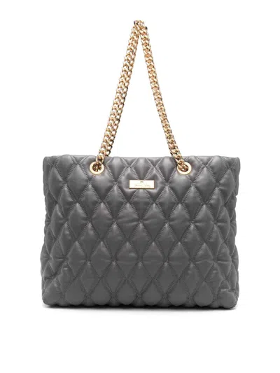 Elisabetta Franchi Cross Body Bag In Grey