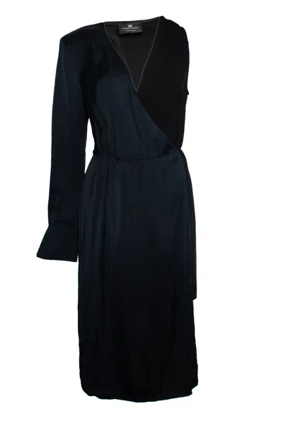 Elisabetta Franchi , Cross Over Asymmetric Dress In Multi