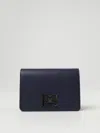 Elisabetta Franchi Mini Bag  Woman Color Blue In Blu Blu E Verdi