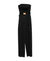 Elisabetta Franchi Long Jumpsuit Lace-up Back