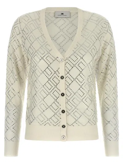 ELISABETTA FRANCHI CRYSTAL CARDIGAN