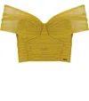 Elisabetta Franchi Top  Woman Color Mustard