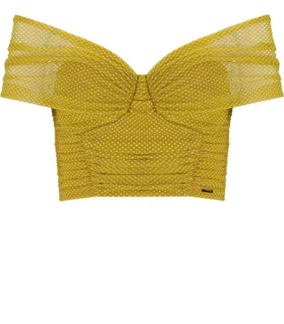 Elisabetta Franchi Top  Woman Color Mustard
