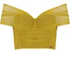 Elisabetta Franchi Top  Woman Color Mustard