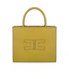 Elisabetta Franchi Women's Small Tote With Contrast Stitching